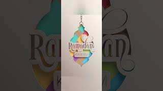 Ramadan Kareem Wall Hanging ideas//decor wall/Door Hanging craft ideas #craft #ramadan2023 #shorts