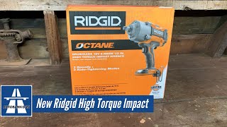 New Ridgid High Torque 1/2” Octane Brushless Impact Wrench