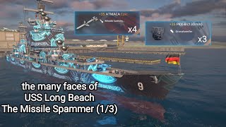 USS Long Beach - the Missile Spammer: full ATMACA and PKX - Modern Warships Online Play