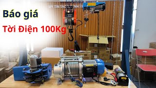 Tời điện 100kg | Báo giá 5 chiếc tời điện 100kg phổ biến của Kawasaki và Kio Winch