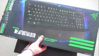 Razer Deathstalker Gaming Keyboard Unboxing