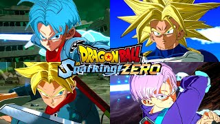 Dragon Ball Sparking Zero - All Future Trunks Transformations, Supers & Ultimates (4K 60FPS)