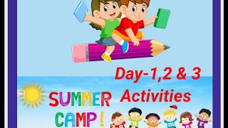 Summer Camp Activities for class-3,4,& 5|| Summer break activities 2024||సెలవుల్లో సరదాగా 2024