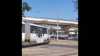 V3A-93 276 (40) + V3A-93-CH-PPC 4034 (27). #bucharest #tram #greenmobility.