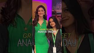 Met #ananyapanday 🥹 #ananyapandey #callmebae #influencer #vlog #bollywood #viral #paparazzi #mumbai