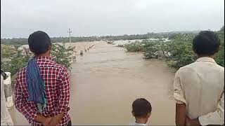 Luni River समदड़ी लूनी नदी मे असानक पानी बड़ा || देखने उमड़े लोग || आज की लाइव खबर 2024 (Luni Nadi)