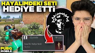 SASUKE BANA SET HEDİYE ETTİ!! | PUBG MOBİLE