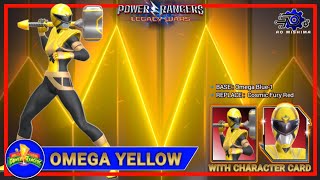 Omega Yellow Ranger mod Gameplay with Character Card | Power Rangers Legacy Wars