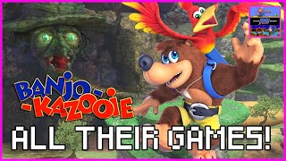 BANJO-KAZOOIE - All their games! | The Reviews Brothers #gaming #banjokazooie #retro