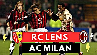 RC Lens vs AC Milan 2-1 All Goals & Highlights ( 2002 UEFA Champions League )