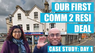 Our First Commercial to Residential Deal! | Day 1 with Devi & Srini our bank commercial to resi deal