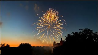 Live Fireworks Volkfest Aschaffenburg Germany #fireworks #fireworksfestival #spain#georgia