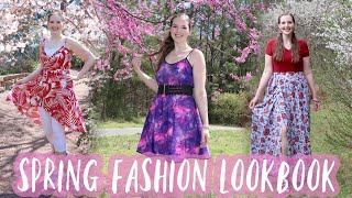 Spring Fashion Lookbook ft. Lots of Flowers! | My Favorite Spring Outfit Ideas 2020