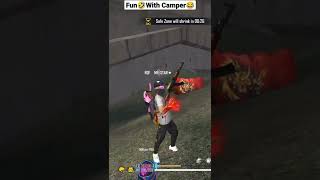 Free Fire Funny 🤣 Camper🤭 ll Full Funny🤣 Movements With Camper🤣🤭 ll#shorts#freefire #ffshorts #funny