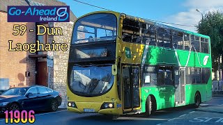 Go Ahead Ride #93: Wright Gemini 2 B9TL 11906, Route: 59 Towards: Dun Laoghaire