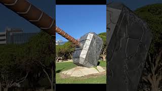 GIANT THOR’S HAMMER in WELLINGTON CITY New Zealand #pinayinnewzealand #wellingtonnz l