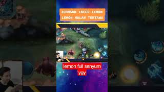 Diincer johnson malah full senyum dasar lemon 🤣#shorts #rrqlemon #mpl10 #mlbb