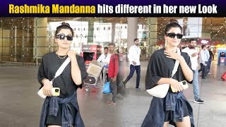 Rashmika Mandanna hits different in her new Look | Landing In Mumbai From Chennai |BollywoodStardust