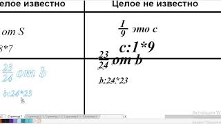 Составление буквенных выражений 4 класс. Задачи на нахождение целого по его части, и части по целому