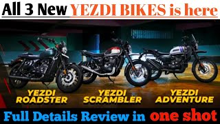 Yezdi Scrambler Detailed Walkaround in hindi 🔥 Price | Features |First look | Milage and Many more