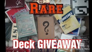 #13 Super Rare playing Cards (GIVEAWAY) And review