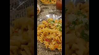 Pasta and onion rings #pasta #onions #onionrings #shorts #youtubeshorts  #food #foodie #italian