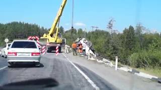 Авария на М5 между Златоустом и Саткой