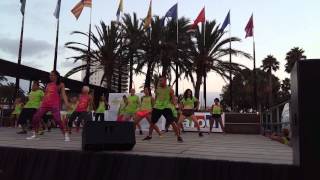 Bailando contra el cáncer Salou 25 /07/2015