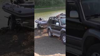 Вот в чем кайф прицепа под Лодку. #рыбалка #шортс #астана #fishing #fishingvideo #казахстан  #shorts