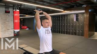 Overhead Dumbbell Triceps Extention - יד אחורית משקולת יד מעל הראש