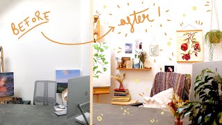 🌿 Decorating the Studio + Transforming My Workspace · Art Studio Makeover Vlog 🎨