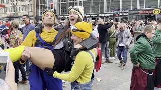 11.11.2022 11:11 Uhr Köln Hauptbahnhof- Eröffnung der Karnevalssession