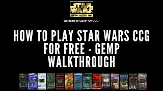 How to Play Star Wars CCG FOR FREE - GEMP QUICK START WALKTHROUGH!