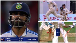 Virat Kohli Complete 9000Test Runs|Virat Kohli wicket Vs NZ 1st Test|Virat Kohli 70 Runs highlights