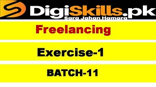 Freelancing exercise 1 batch 11 solution digiskills / digiskills freelancing exercise 1 batch 11