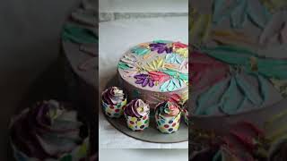 Palette Knife Painted Cake