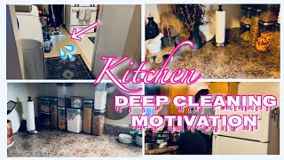 KITCHEN DEEP CLEANING MOTIVATION // SATISFYING CLEANING // CLEAN WITH ME 2022