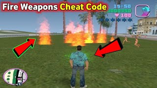 GTA Vice City Fire Weapon Cheat Code | Fire Weapon Cheats For GTA Vice City | SHAKEEL GTA