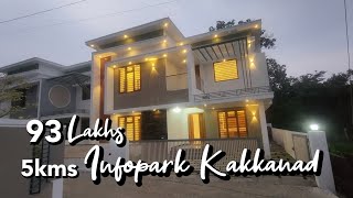 House for sale in ernakulam | 93 lakhs | 5kms Infopark Kakkanad | 2 kms Government Medical College