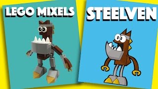 LEGO Mixels  - Steelven - Stop Motion Build - How to Build