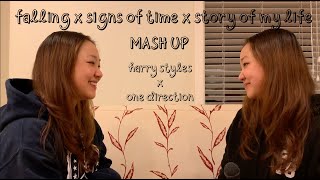 harry styles x one direction MASH UP - falling x signs of time x story of my life