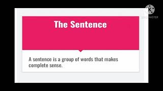 The Sentence & Its kinds