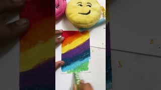 How to make Magic scratch page ❤️🩵🩷💚💙🧡💛💜||| please like and subscribe #art #shorts