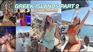 Santorini is overrated - GREEK ISLAND HOPPING CONTIKI VLOG PT 2 VLOG - IOS SANTORINI