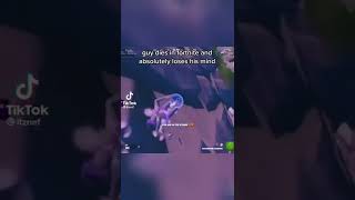 Guy dies in fortnite and loses his mind #shorts #memes