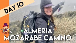 Day 10- Almeria Mozarabe Camino | Wild Snowstorm Weather Climb, Ducks, Canal Walk & Sacromonte