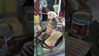 KUE JARING LABA LABA WARNA WARNI JUAl DI DEPAN SEKOLAH