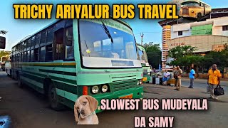 🚌 TNSTC OLD BUS TRICHY ARIYALUR BUS TRAVEL WORST 😑 EXPERIENCE 🏃‍♂️