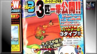 Pokémon Black & White: The 5th Generation Starters Revealed in CoroCoro Magazine!