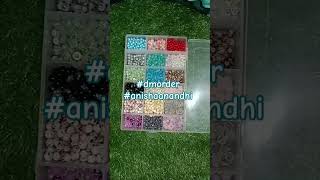 beads organizing box #beadscollection  #dmorder #anishaanandhi #beads #braceletbeads #crakelbeads